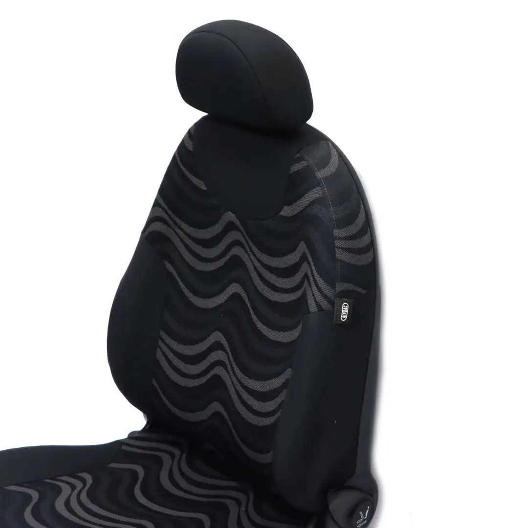 Vorne Links Stoff Sitz Stoffsitz Aqua Panther Schwarz für Mini Cooper One R50 mit Teilenummer 7073067 Mini Cooper One R50 Vorne Links Stoff Sitz Stoffsitz Aqua Panther Schwarz - SKU 7073067 - Teilenummer 7073067