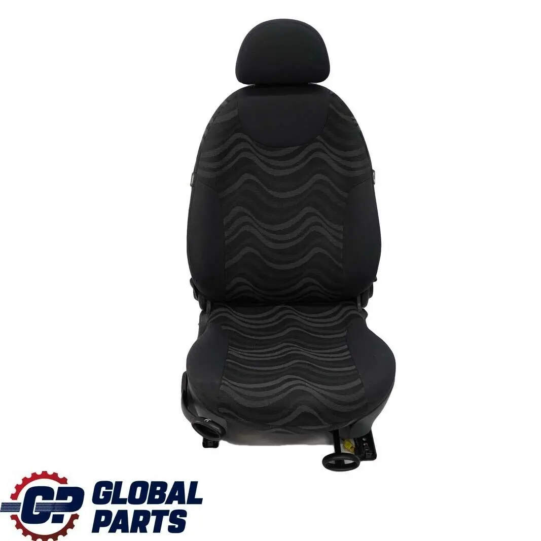 Delantero Derecho O/S Asiento Tela Aqua Panther Negro para Mini Cooper One R50 con número de pieza 7073068 Mini Cooper One R50 Delantero Derecho O/S Asiento Tela Aqua Panther Negro - SKU 7073068 - Número de pieza 7073068