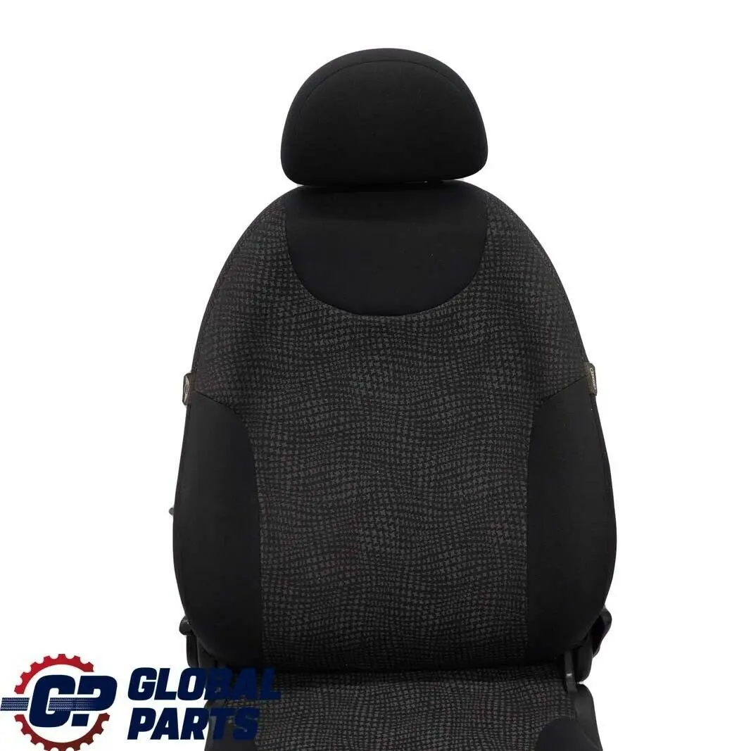Mini Cooper One R50 Fabric Front Left N/S Cloth Seat Kaleido Black - SKU 7073073-1 - Part number 7073073