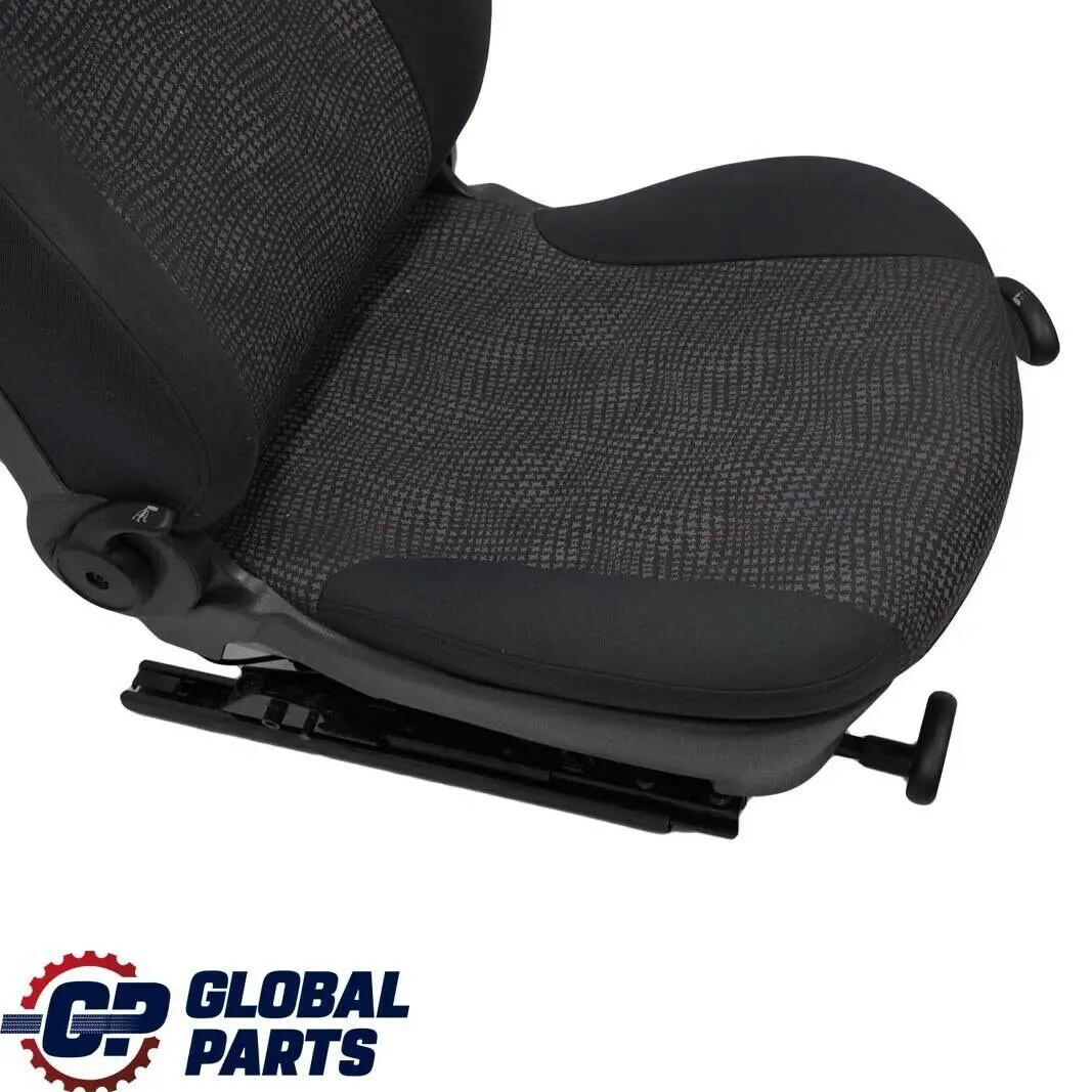 Mini Cooper One R50 Fabric Front Left N/S Cloth Seat Kaleido Black - SKU 7073073-1 - Part number 7073073