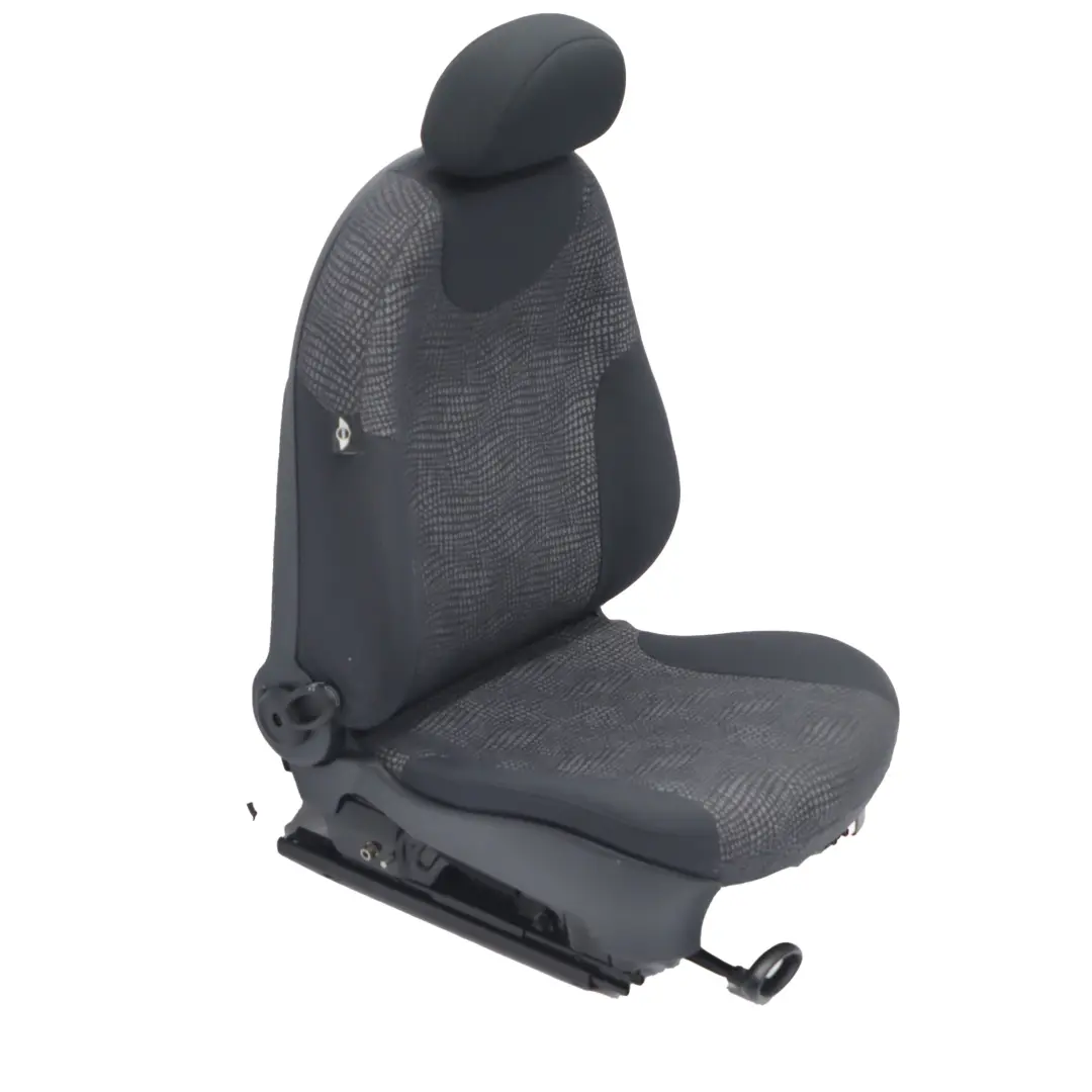 Fotel Lewy Przód Materiał Czarny do Mini Cooper One R50 o numerze 7073073 Mini Cooper One R50 Fotel Lewy Przód Materiał Czarny - SKU 7073073 - Numer Części 7073073