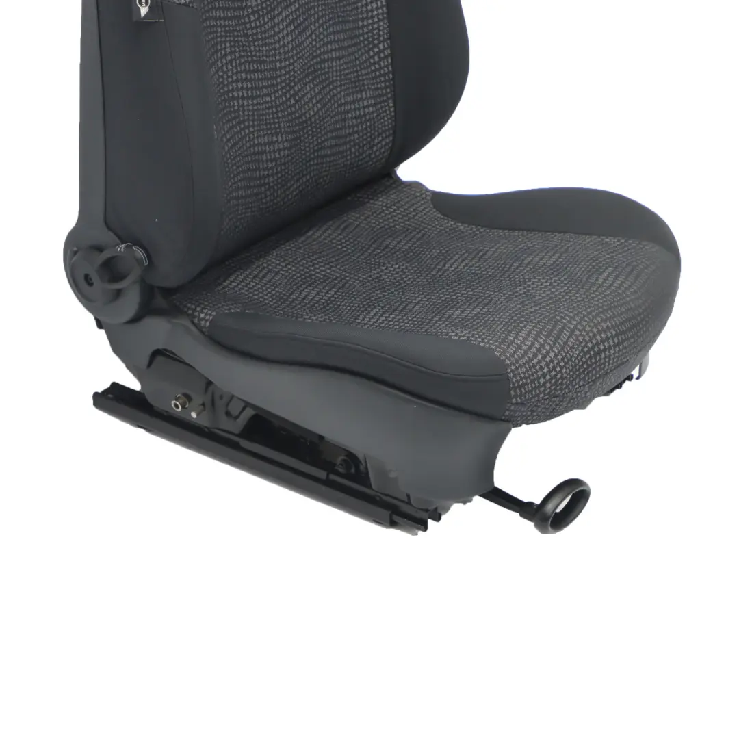 Front Left N/S Seat Cloth Fabric Kaleido Black to Mini Cooper One R50 with Part number 7073073 Mini Cooper One R50 Front Left N/S Seat Cloth Fabric Kaleido Black - SKU 7073073 - Part number 7073073