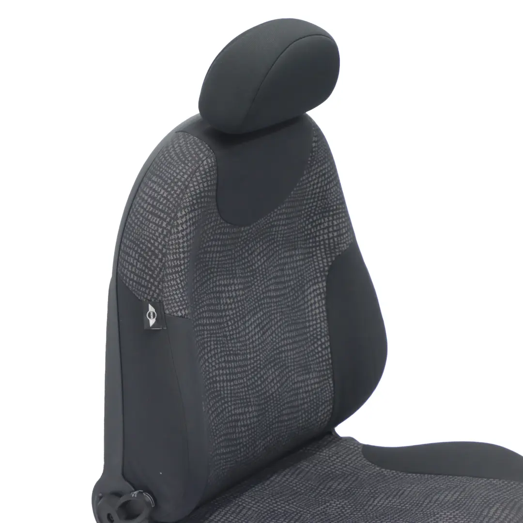 Mini Cooper One R50 Fotel Lewy Przód Materiał Czarny - SKU 7073073 - Numer Części 7073073