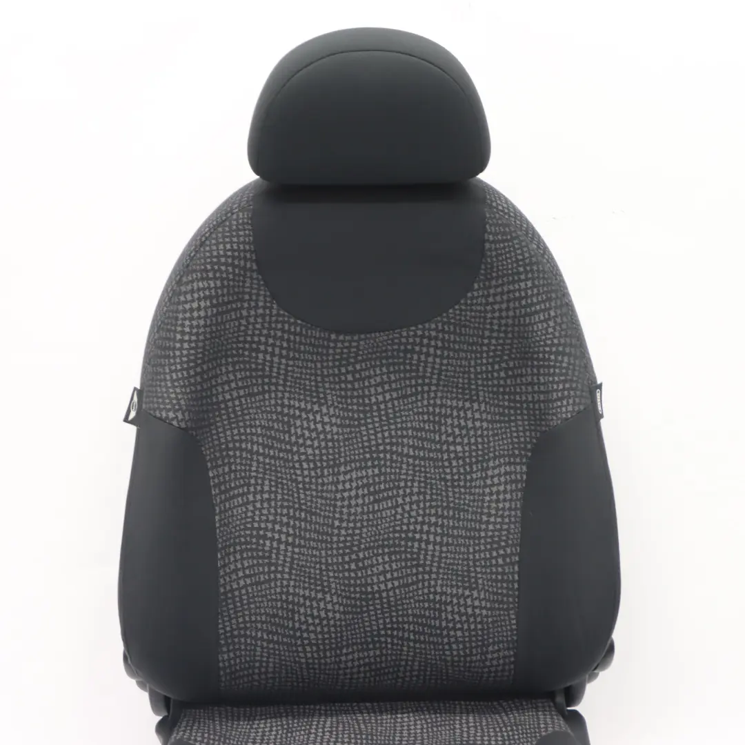 Mini Cooper One R50 Front Left N/S Seat Cloth Fabric Kaleido Black - SKU 7073073 - Part number 7073073