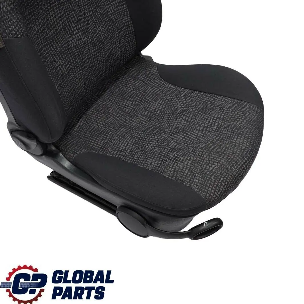 BMW Mini Cooper One R50 Front Right O/S Cloth Seat Kaleido Black - SKU 7073074 - Part number 7073074