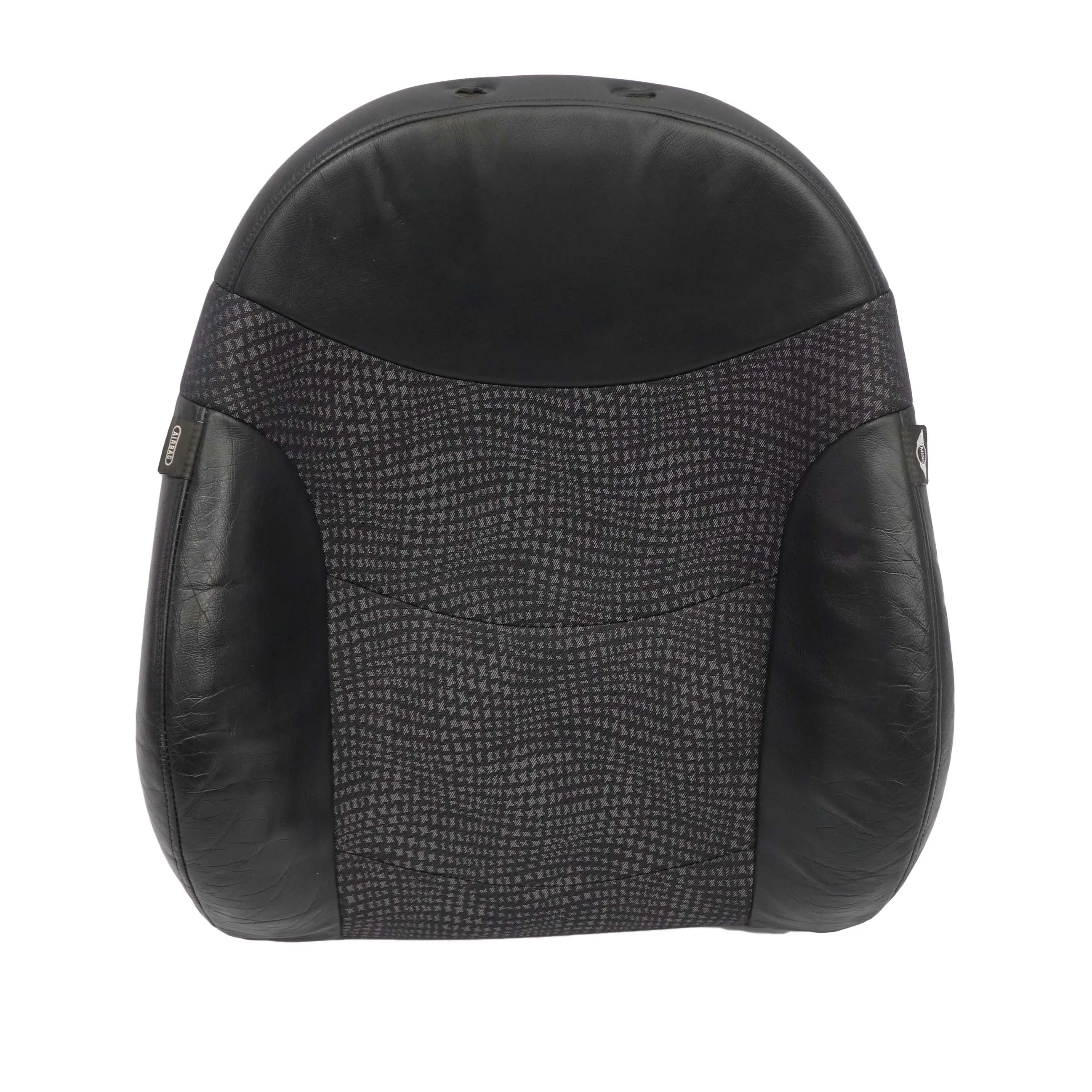 Mini Cooper R50 Front Right Seat O/S Backrest Squab Half Leather Kaleido