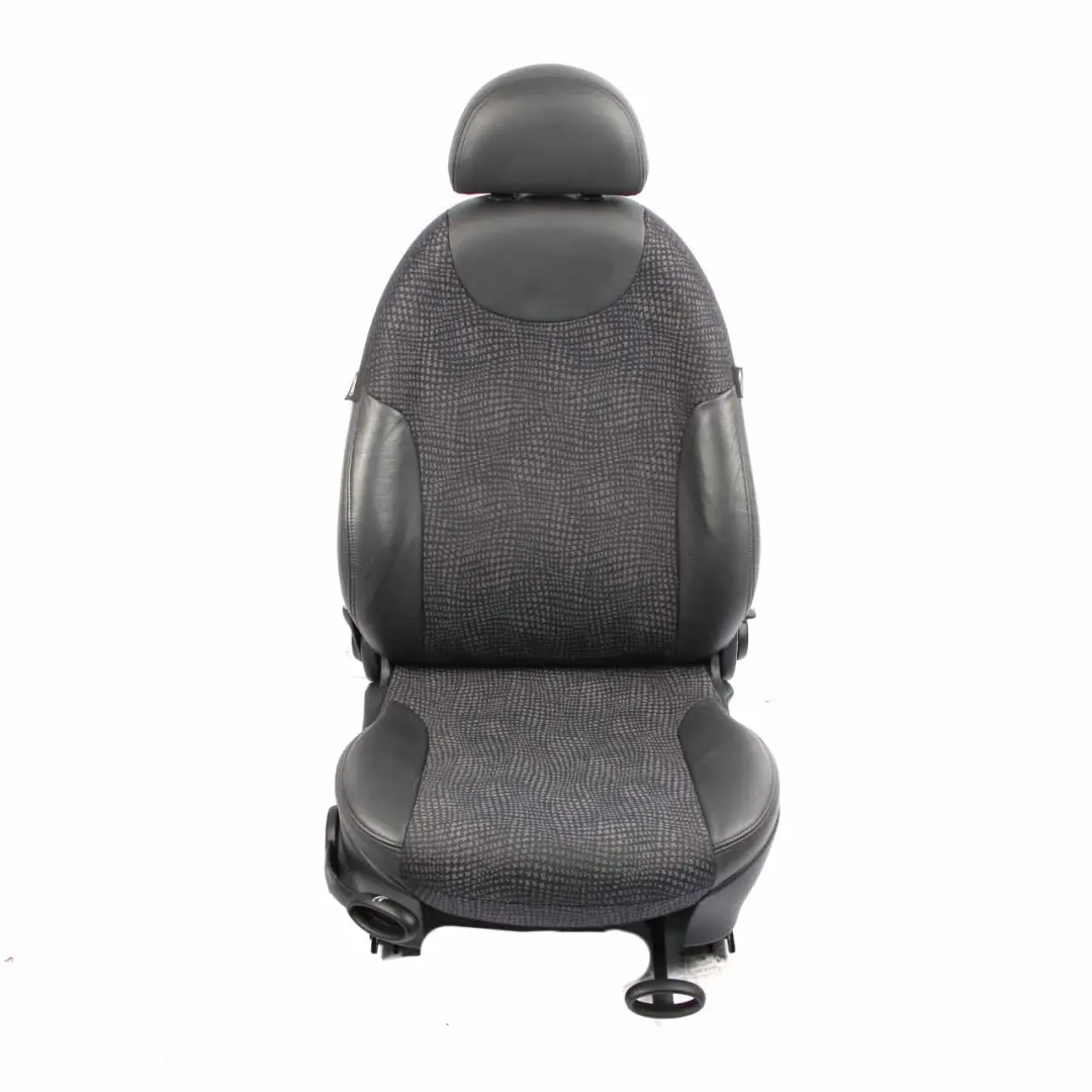 Mini Cooper One R50 Stoff / Leder Kaleido Vorne Rechts Sitz Panther Schwarz - SKU 7073082 - Teilenummer 7073082