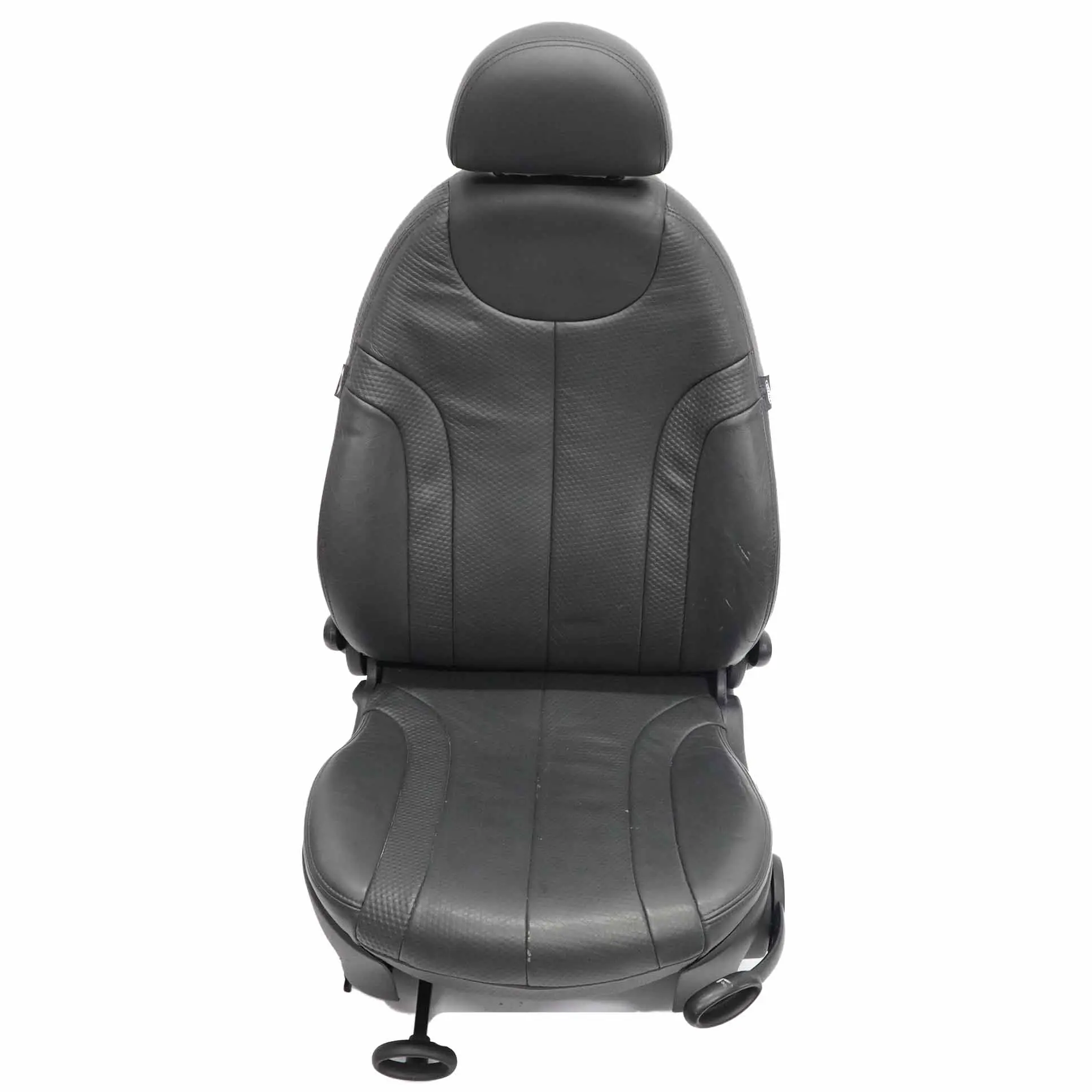 Sedile anteriore Mini Cooper R50 R53 Sinistro Profilo in pelle Panther Black