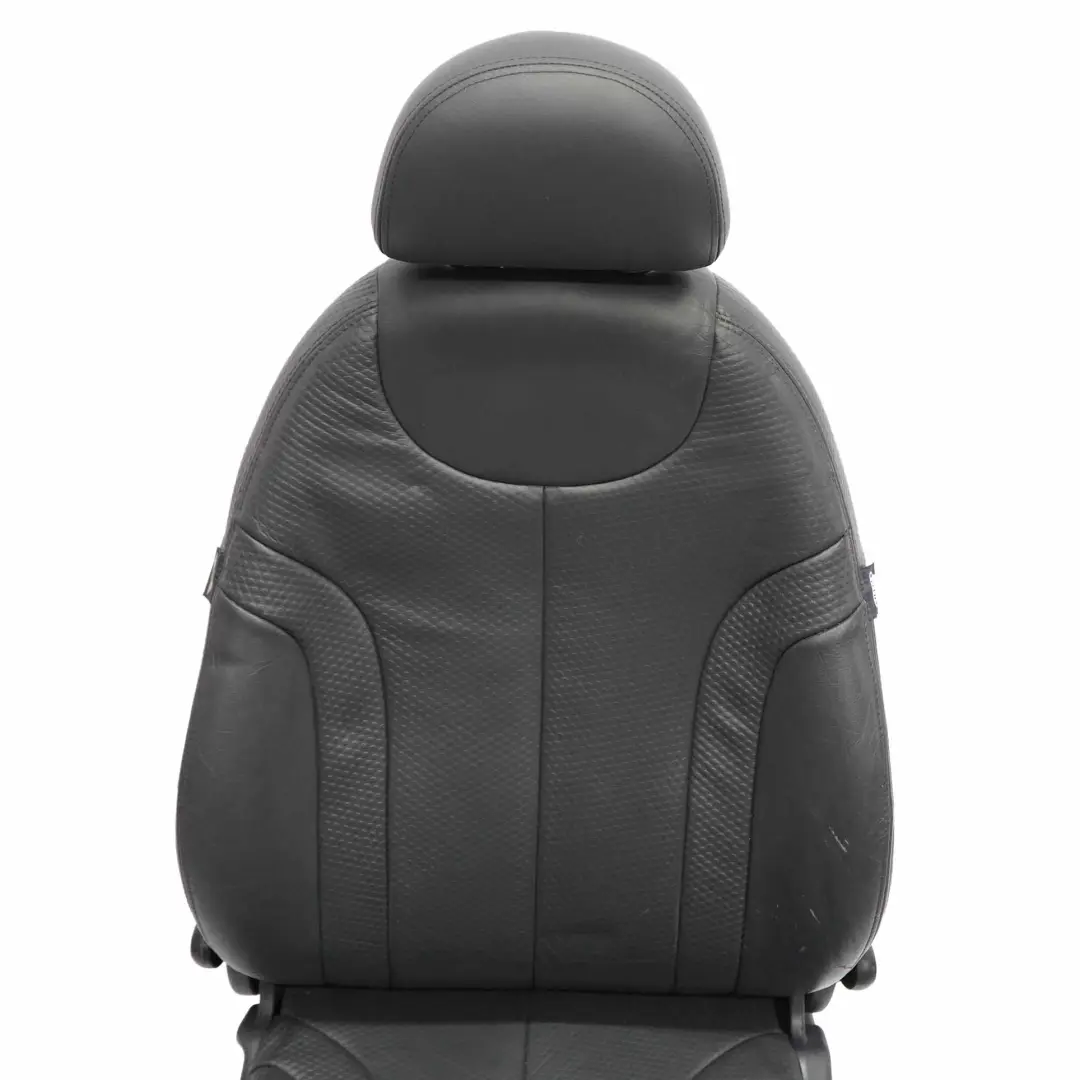 Front Seat Mini Cooper R50 R53 Left N/S Full Leather Profile Panther Black to with Part number 7073091 Front Seat Mini Cooper R50 R53 Left N/S Full Leather Profile Panther Black - SKU 7073091-1 - Part number 7073091