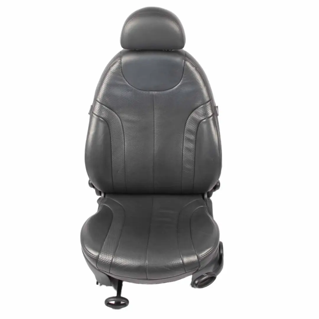 Front Left N/S Full Leather Profile Seat Panther Black to Mini Cooper One R50 R53 with Part number 7073091 Mini Cooper One R50 R53 Front Left N/S Full Leather Profile Seat Panther Black - SKU 7073091 - Part number 7073091