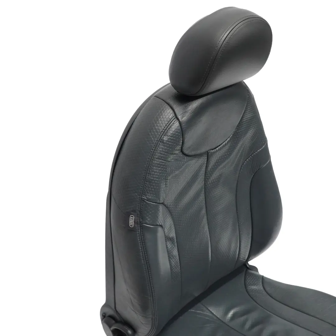 Front Right O/S Full Leather Profile Seat Panther Black to Mini Cooper One R50 R53 with Part number 7073092 Mini Cooper One R50 R53 Front Right O/S Full Leather Profile Seat Panther Black - SKU 7073092 - Part number 7073092