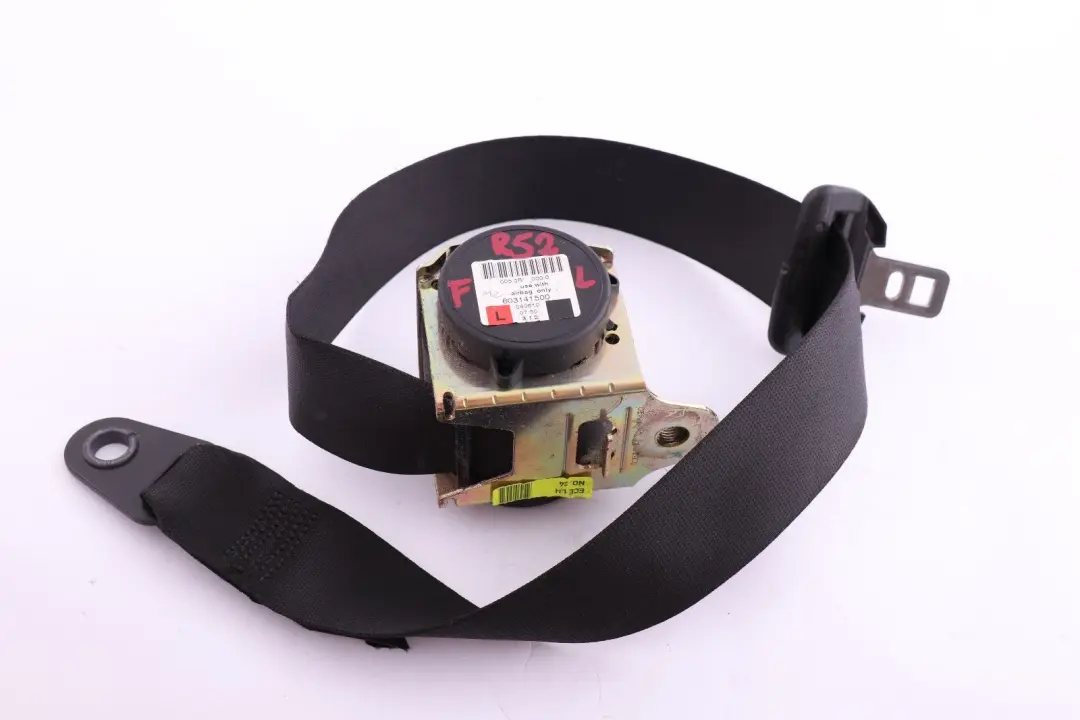 Sedile sicurezza cintura superiore anteriore sinistra nero per Mini R52 Cabrio con numero di parte 9147857 Mini R52 Cabrio Sedile sicurezza cintura superiore anteriore sinistra nero - SKU 7073483 - Numero di parte 9147857