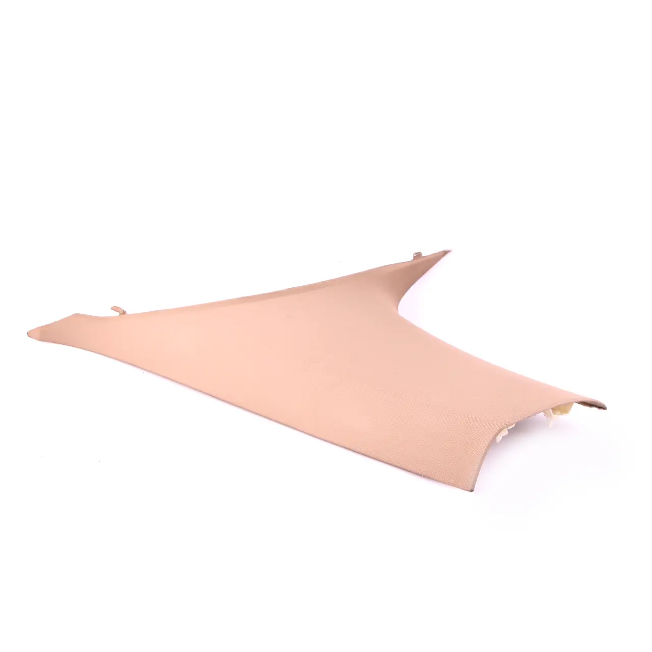 BMW 6 E63 LCI Trim Right O/S Column A Cover ITS Cloth Cream Beige 7073606