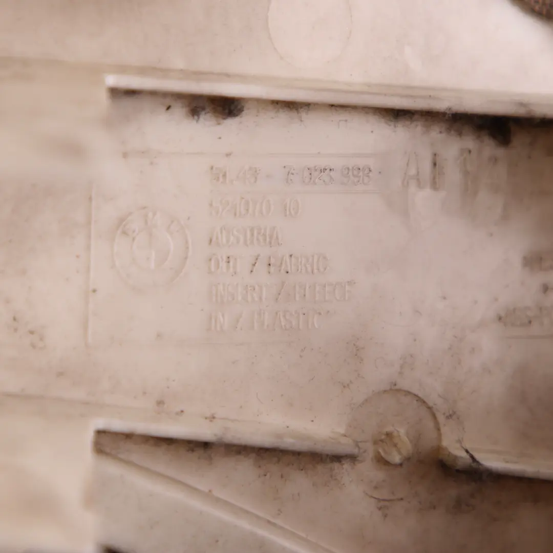 Trim Right O/S Column B Cover Cloth Cream Beige to BMW 6 Series E63 LCI with Part number 7073608 BMW 6 Series E63 LCI Trim Right O/S Column B Cover Cloth Cream Beige - SKU 7073608 - Part number 7073608