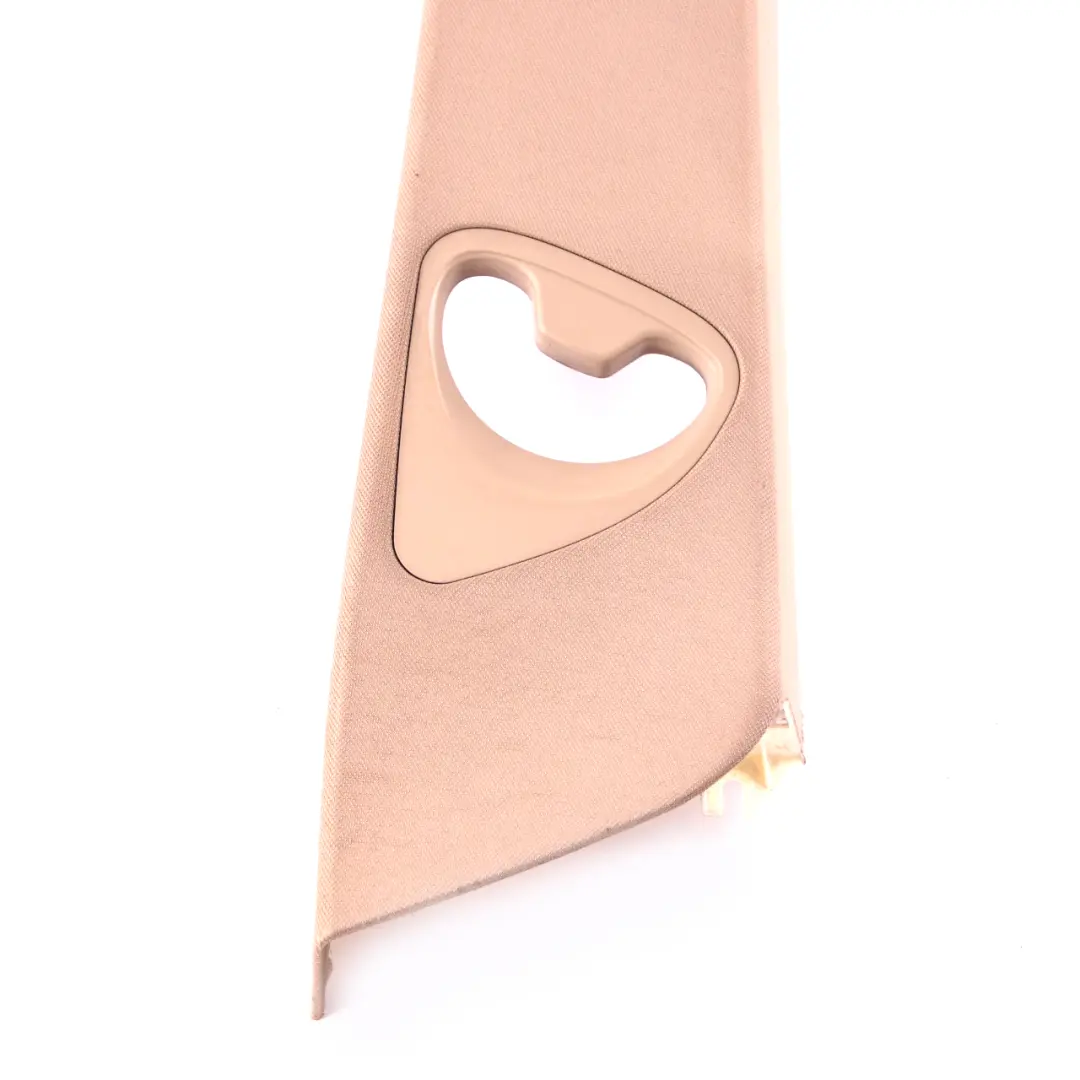 BMW 6 Series E63 LCI Trim Right O/S Column B Cover Cloth Cream Beige - SKU 7073608 - Part number 7073608