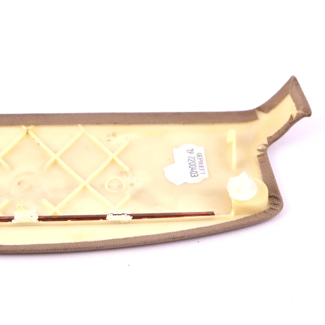 Covering Cover Headlining Rear Cream Beige to BMW 6 Series E63 with Part number 7073687 BMW 6 Series E63 Covering Cover Headlining Rear Cream Beige - SKU 7073687 - Part number 7073687