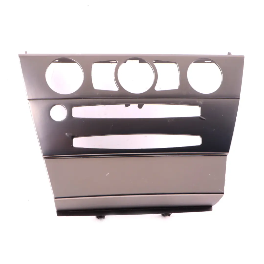 Decor Cover Instrument Panel Center Ruthenium Grey 7072730 to BMW E63 E64 with Part number 7073721 BMW E63 E64 Decor Cover Instrument Panel Center Ruthenium Grey 7072730 - SKU 7073721-1 - Part number 7073721