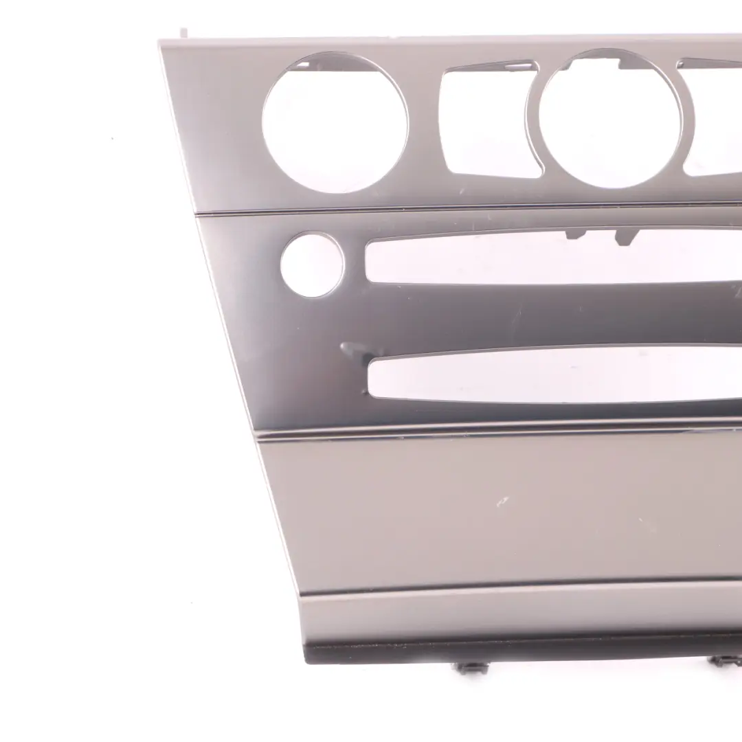 BMW 6 Reihe E63 E64 Dekorblende Instrumententafel Mitte RUTHENIUM GRAU 7072730 - SKU 7073721-1 - Teilenummer 7073721