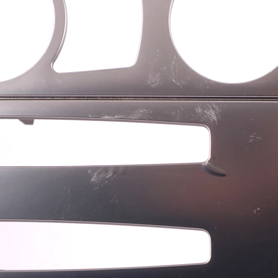 BMW 6 Reihe E63 E64 Dekorblende Instrumententafel Mitte RUTHENIUM GRAU 7072730 - SKU 7073721-1 - Teilenummer 7073721