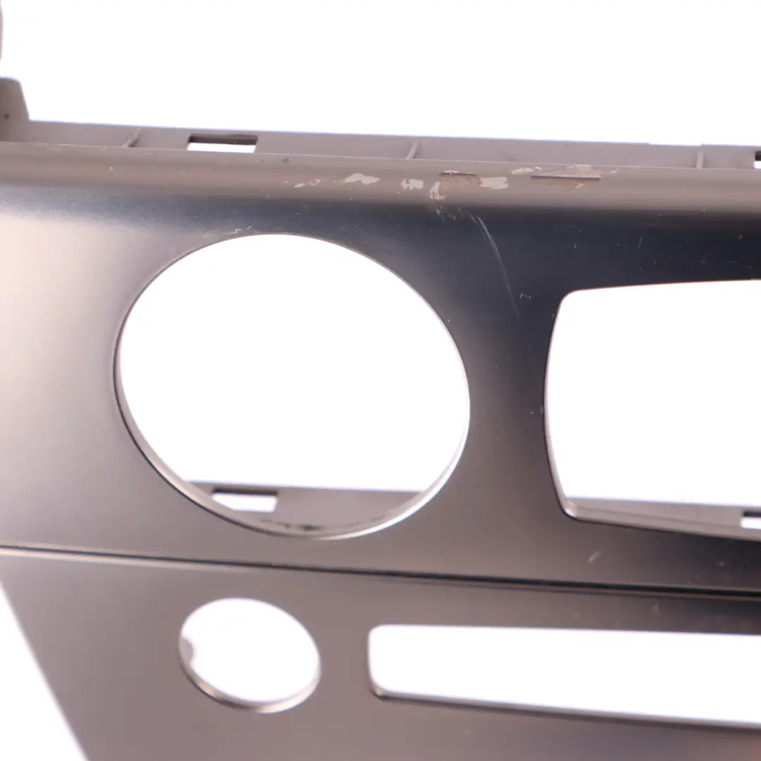 BMW 6 Reihe E63 E64 Dekorblende Instrumententafel Mitte RUTHENIUM GRAU 7072730 - SKU 7073721-1 - Teilenummer 7073721