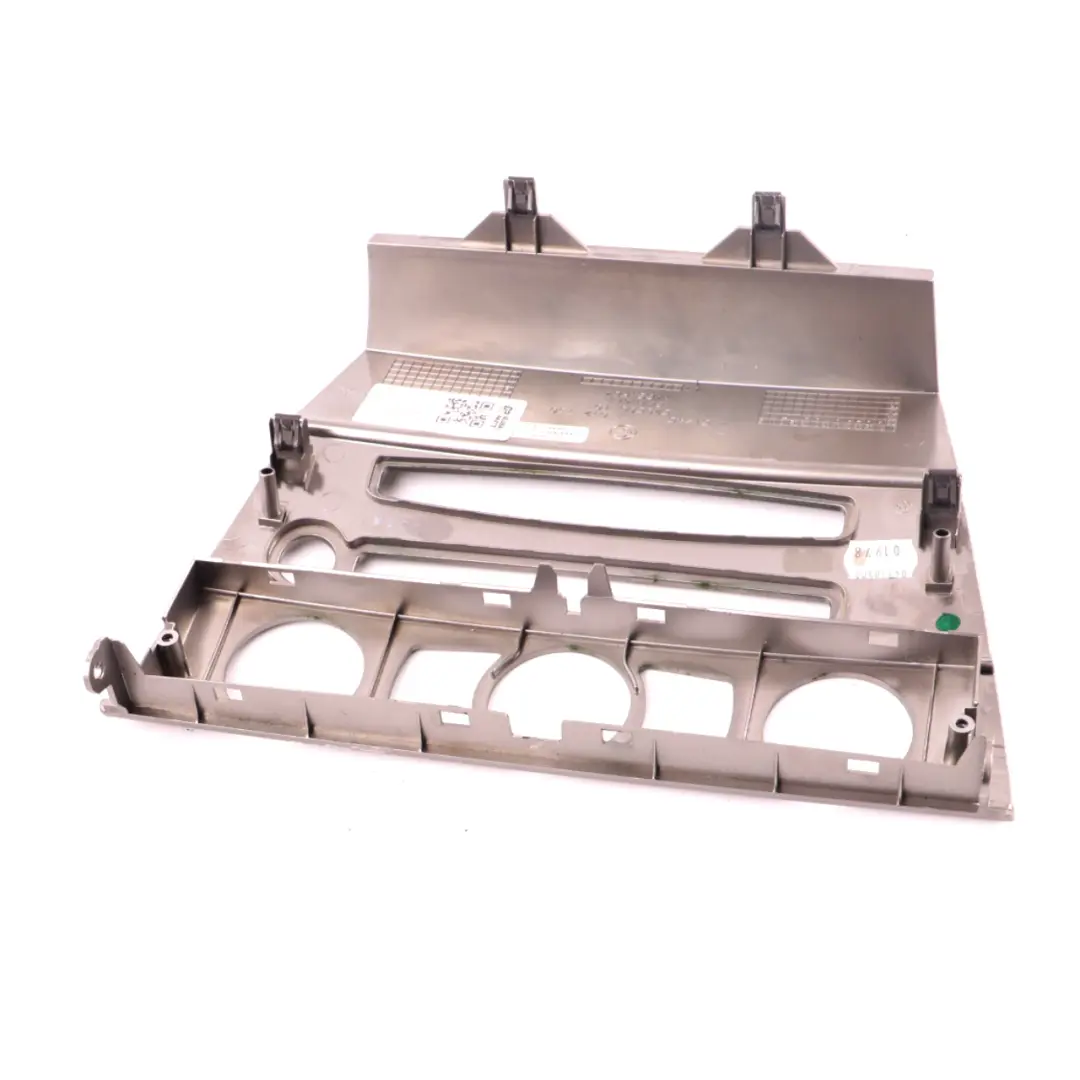 Decor Cover Instrument Panel Center Ruthenium Grey 7072730 to BMW E63 E64 with Part number 7073721 BMW E63 E64 Decor Cover Instrument Panel Center Ruthenium Grey 7072730 - SKU 7073721-1 - Part number 7073721