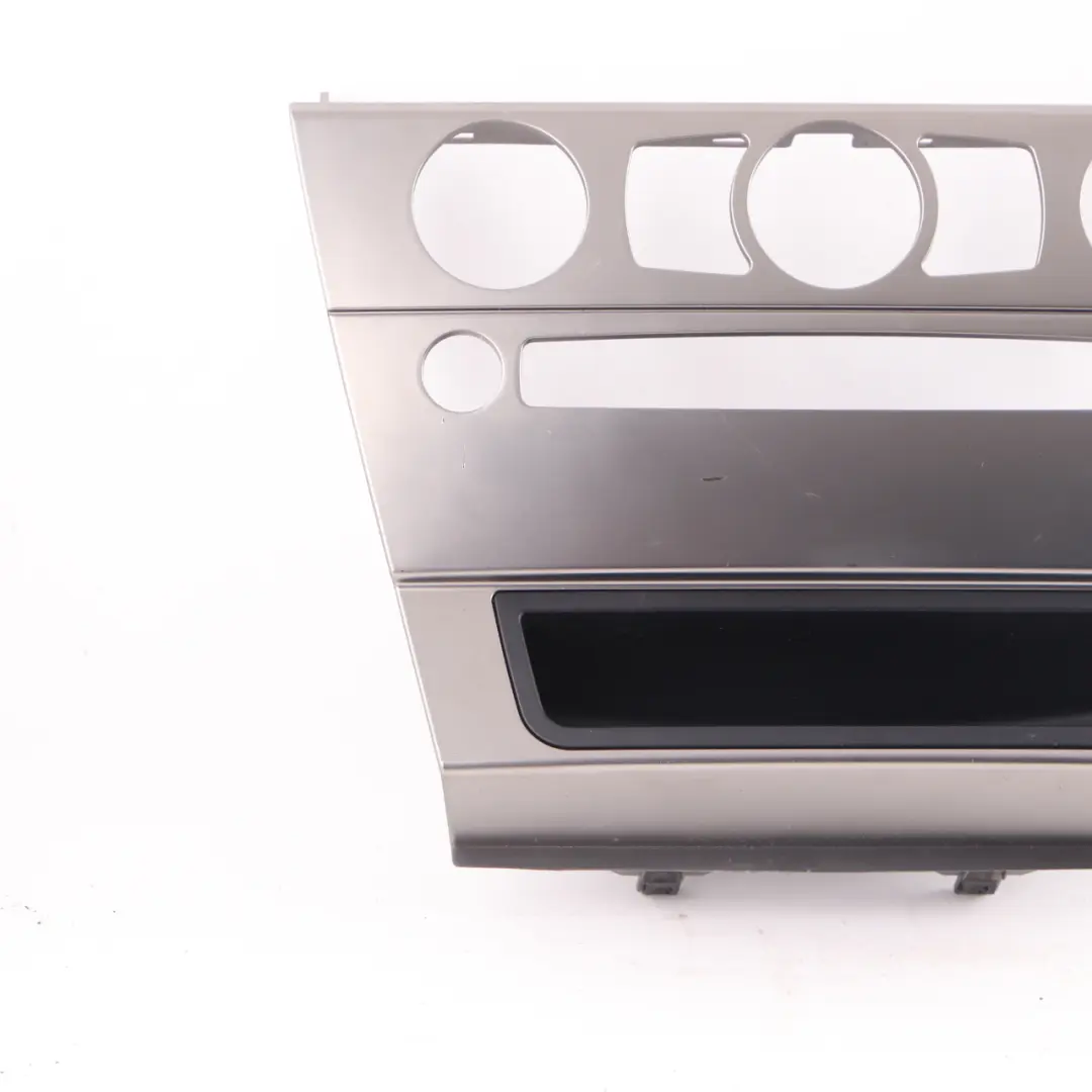 BMW E63 E64 Armaturenbrett Klimabedienteil Abdeckung Rahmen Ruthenium 7072729 - SKU 7073722 - Teilenummer 7073722