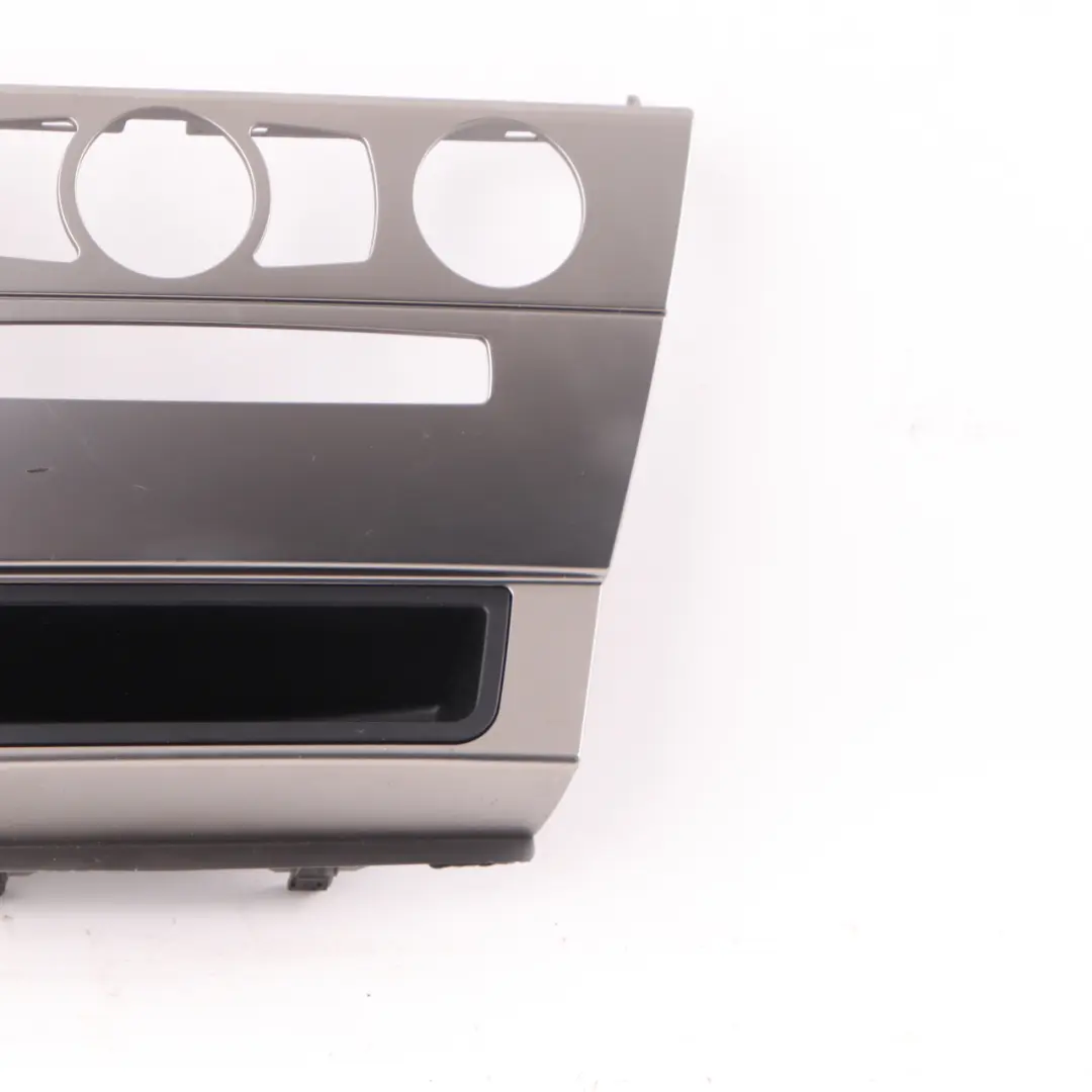 BMW E63 E64 Armaturenbrett Klimabedienteil Abdeckung Rahmen Ruthenium 7072729 - SKU 7073722 - Teilenummer 7073722
