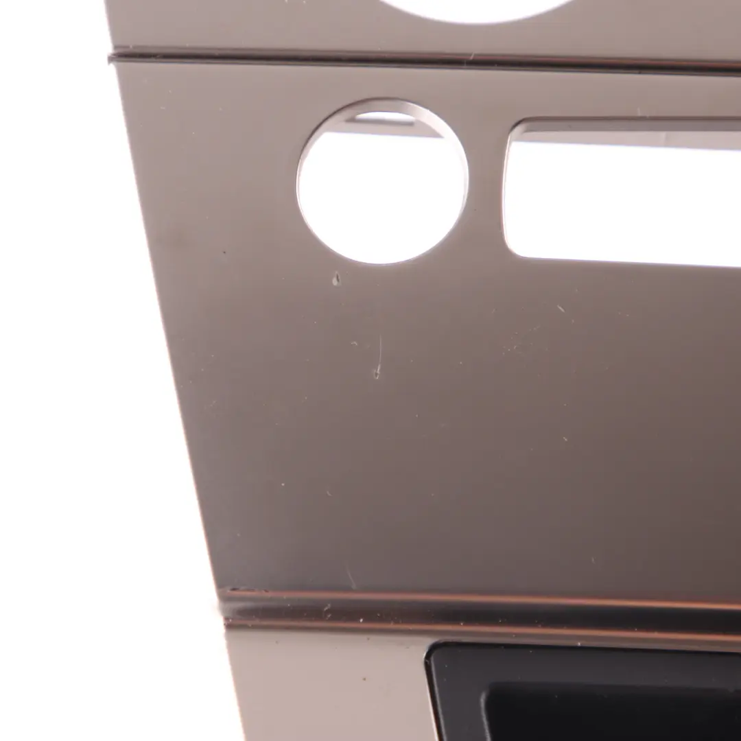 BMW E63 E64 Armaturenbrett Klimabedienteil Abdeckung Rahmen Ruthenium 7072729 - SKU 7073722 - Teilenummer 7073722