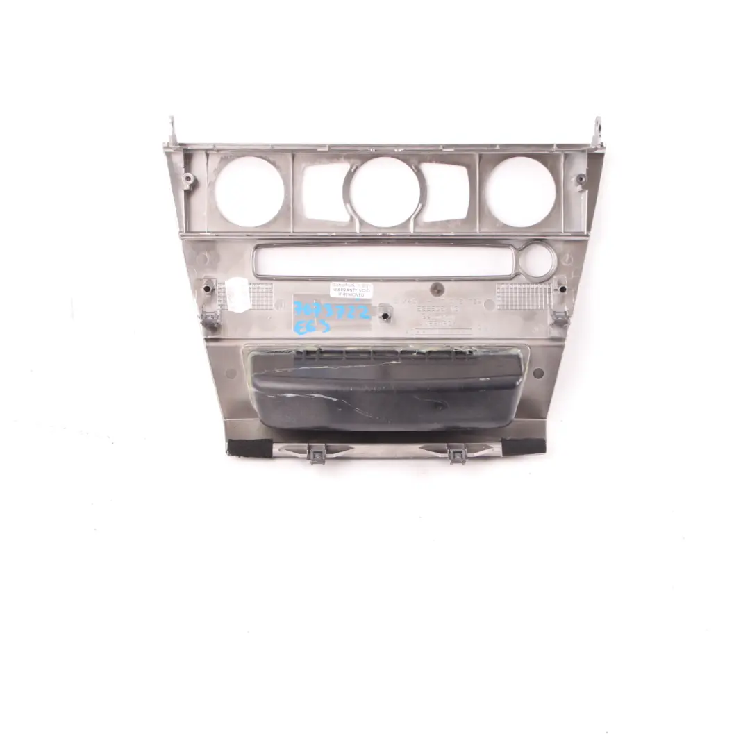 BMW E63 E64 Armaturenbrett Klimabedienteil Abdeckung Rahmen Ruthenium 7072729 - SKU 7073722 - Teilenummer 7073722