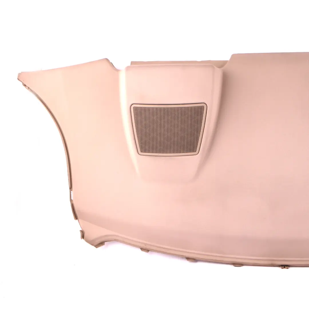 Window Parcel Shelf Panel Trim Cover Creambeige Beige to BMW 6 E63 Coupe Rear with Part number 7073737 BMW 6 E63 Coupe Rear Window Parcel Shelf Panel Trim Cover Creambeige Beige - SKU 7073737 - Part number 7073737