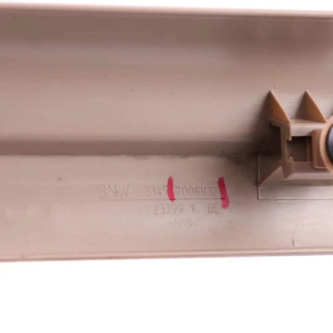 Strip Entrance Interior Right O/S Creme Beige 7008932 to BMW 6 Series E63 E64 Cover with Part number 7073890 BMW 6 Series E63 E64 Cover Strip Entrance Interior Right O/S Creme Beige 7008932 - SKU 7073890 - Part number 7073890