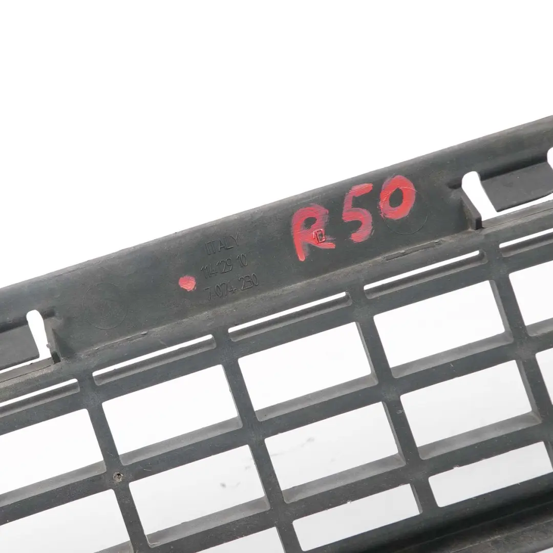 Mini R50 R52 Bumper Grille One D W17 Front Grid Trim Panelling Covering - SKU 7074230 - Part number 7074230