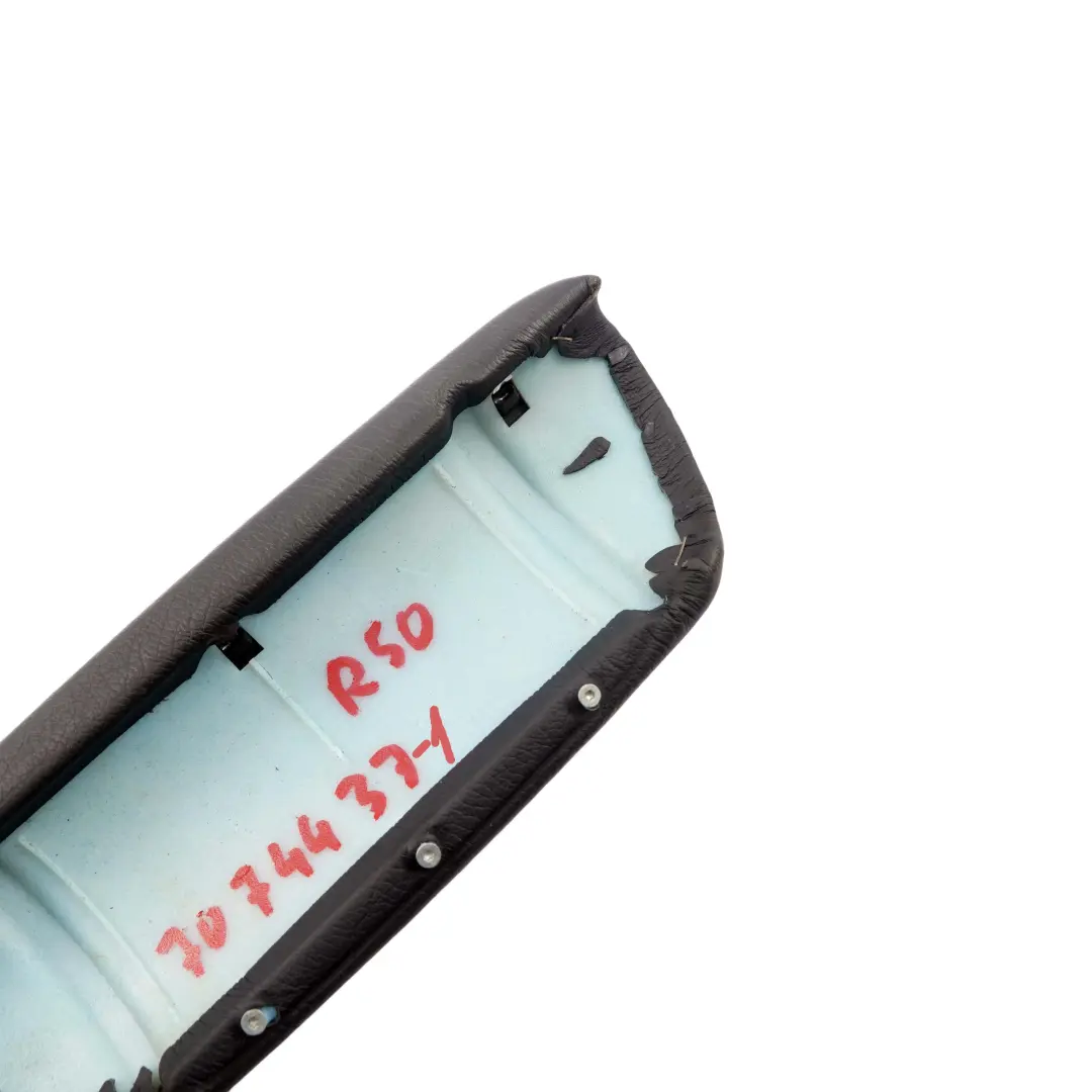 Armlehne Leder Rechts Panther Black Schwarz für Mini Cooper R50 R53 mit Teilenummer 7074437 Mini Cooper R50 R53 Armlehne Leder Rechts Panther Black Schwarz - SKU 7074437-1 - Teilenummer 7074437