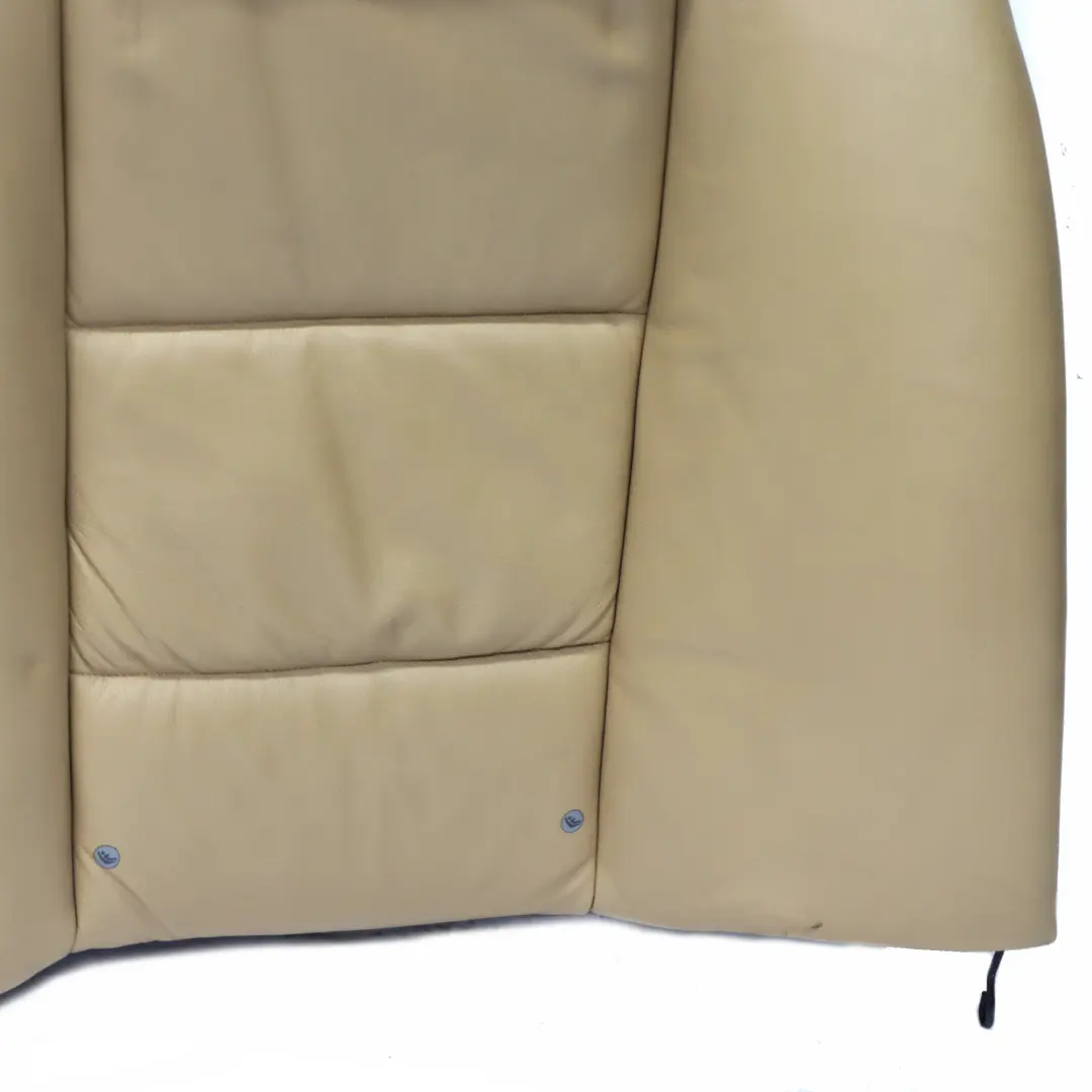 BMW E60 Bezug Lehne Leder Dakota Beige Rückenlehne Sitz Hinten - SKU 7074550-1 - Teilenummer 7074550