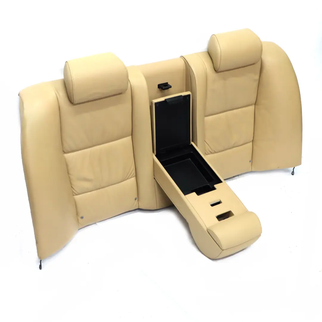 Interieur du Siege Arriere Banquette Recouvrement Cuir Beige Dakota pour BMW E60 à propos du numéro de pièce 7074550 BMW E60 Interieur du Siege Arriere Banquette Recouvrement Cuir Beige Dakota - SKU 7074550-1 - Numéro de pièce 7074550