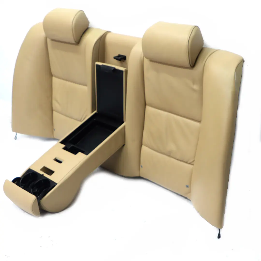 BMW E60 Bezug Lehne Leder Dakota Beige Rückenlehne Sitz Hinten - SKU 7074550-1 - Teilenummer 7074550