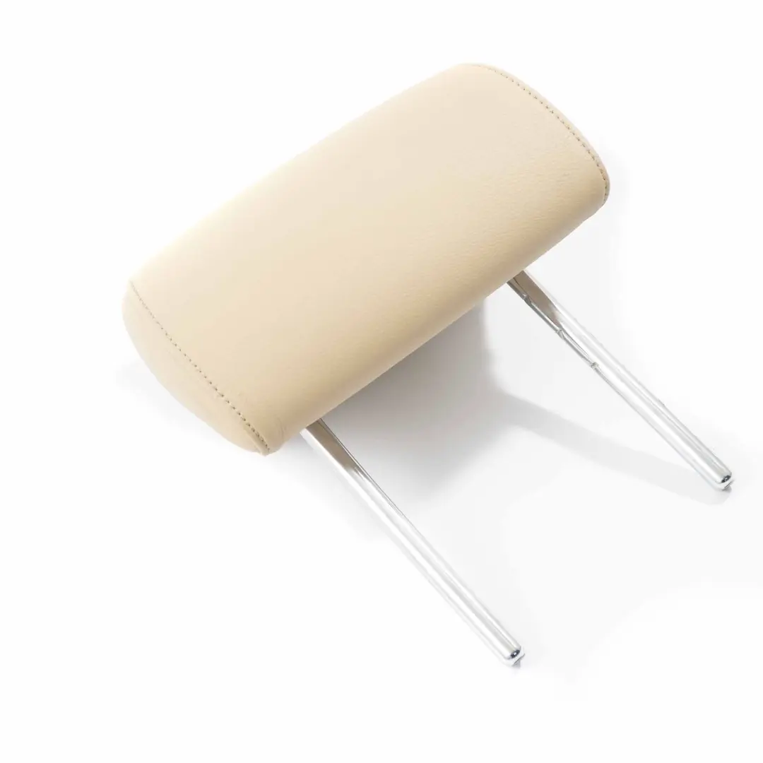 Reposacabezas Asiento Trasero Izquierdo Derecho Cuero Dakota Beige para BMW E60 E61 con número de pieza 7074567 BMW E60 E61 Reposacabezas Asiento Trasero Izquierdo Derecho Cuero Dakota Beige - SKU 7074567 - Número de pieza 7074567