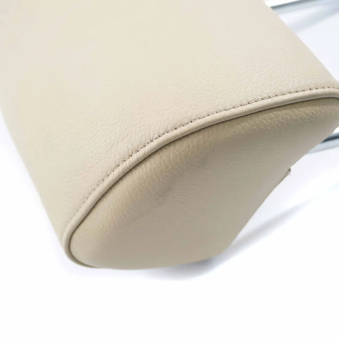 Reposacabezas Asiento Trasero Izquierdo Derecho Cuero Dakota Beige para BMW E60 E61 con número de pieza 7074567 BMW E60 E61 Reposacabezas Asiento Trasero Izquierdo Derecho Cuero Dakota Beige - SKU 7074567 - Número de pieza 7074567
