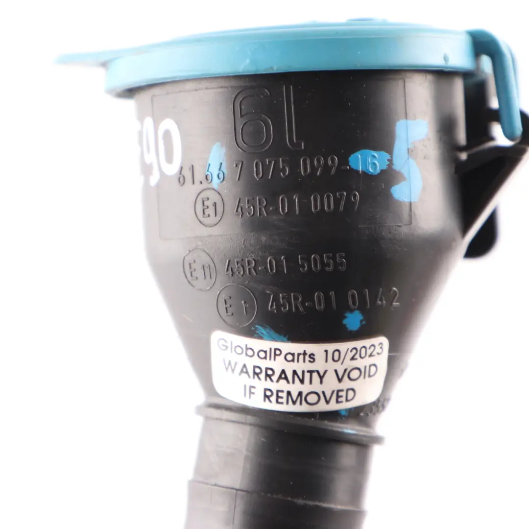 Cuello Tubo Llenado Tapa Recipiente Lavado para BMW E81 E82 E84 E87 E90 E92 con número de pieza 7075099 BMW E81 E82 E84 E87 E90 E92 Cuello Tubo Llenado Tapa Recipiente Lavado - SKU 7075099-5 - Número de pieza 7075099