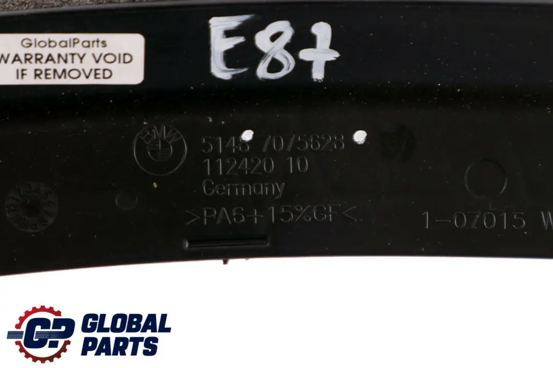 BMW E81 E87 E90 E91 Supporto Inferiore Isolamento Copertura Dx - SKU 7075628 - Numero di parte 7075628