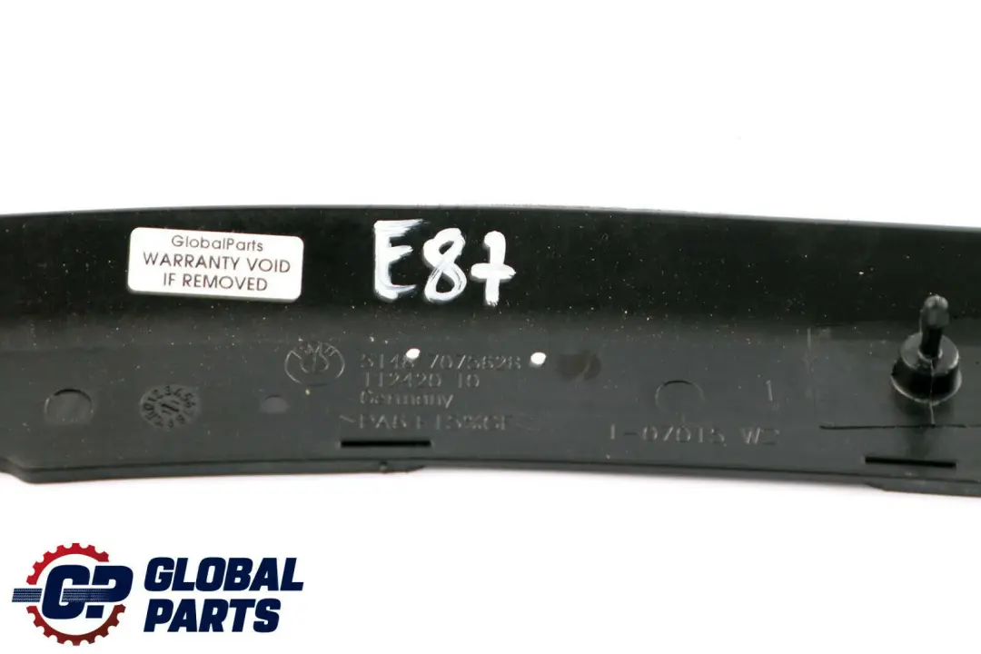 BMW E81 E87 E90 E91 Detenteurs Inferieurs Isolation Cache Droite - SKU 7075628 - Numéro de pièce 7075628