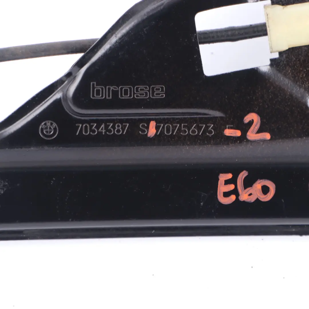 Window Lifter Regulator Motor Drive Rear Left N/S Mechanism to BMW E60 E61 with Part number 7075673 BMW E60 E61 Window Lifter Regulator Motor Drive Rear Left N/S Mechanism - SKU 7075673-2 - Part number 7075673