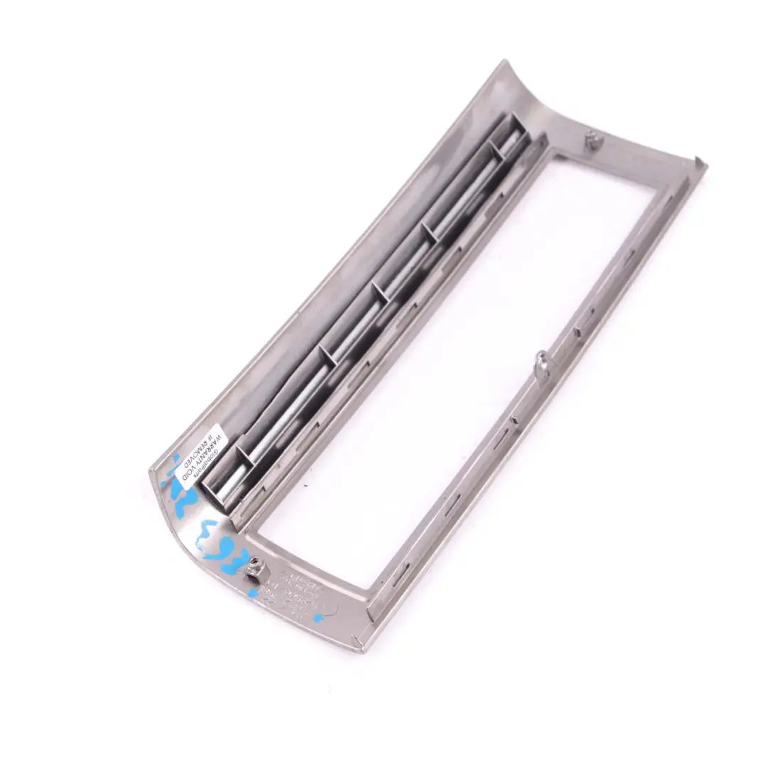 Decor Panel Fresh Air Grille Trim Center Ruthenium 7072758 to BMW 6 Series E63 E64 with Part number 7076023 BMW 6 Series E63 E64 Decor Panel Fresh Air Grille Trim Center Ruthenium 7072758 - SKU 7076023 - Part number 7076023