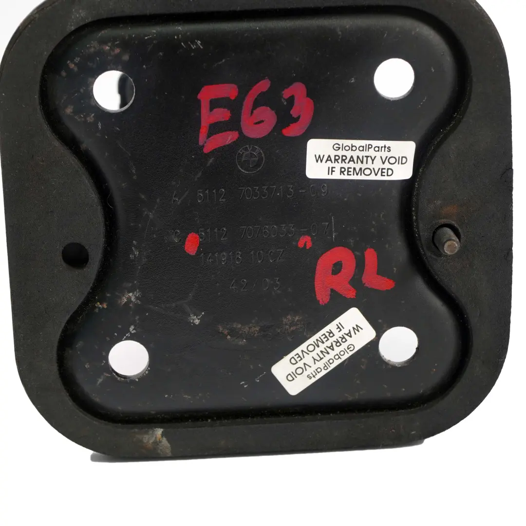 BMW E63 Paraurti posteriore sinistro Elemento Supporto ammortizzatore - SKU 7076033 - Numero di parte 7076033