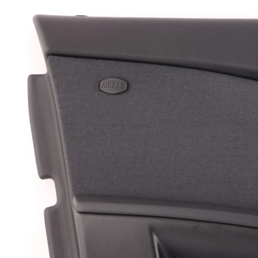 Door Card BMW E60 E61 Cloth Trim Panel Front Left N/S Fabric Edward Anthracite to with Part number 7076153 Door Card BMW E60 E61 Cloth Trim Panel Front Left N/S Fabric Edward Anthracite - SKU 7076153 - Part number 7076153