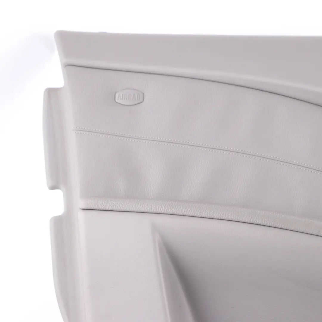 Door Card Lining Leather Trim Panel Front Left N/S Grey to BMW E60 E61 with Part number 7076169 BMW E60 E61 Door Card Lining Leather Trim Panel Front Left N/S Grey - SKU 7076169-1 - Part number 7076169