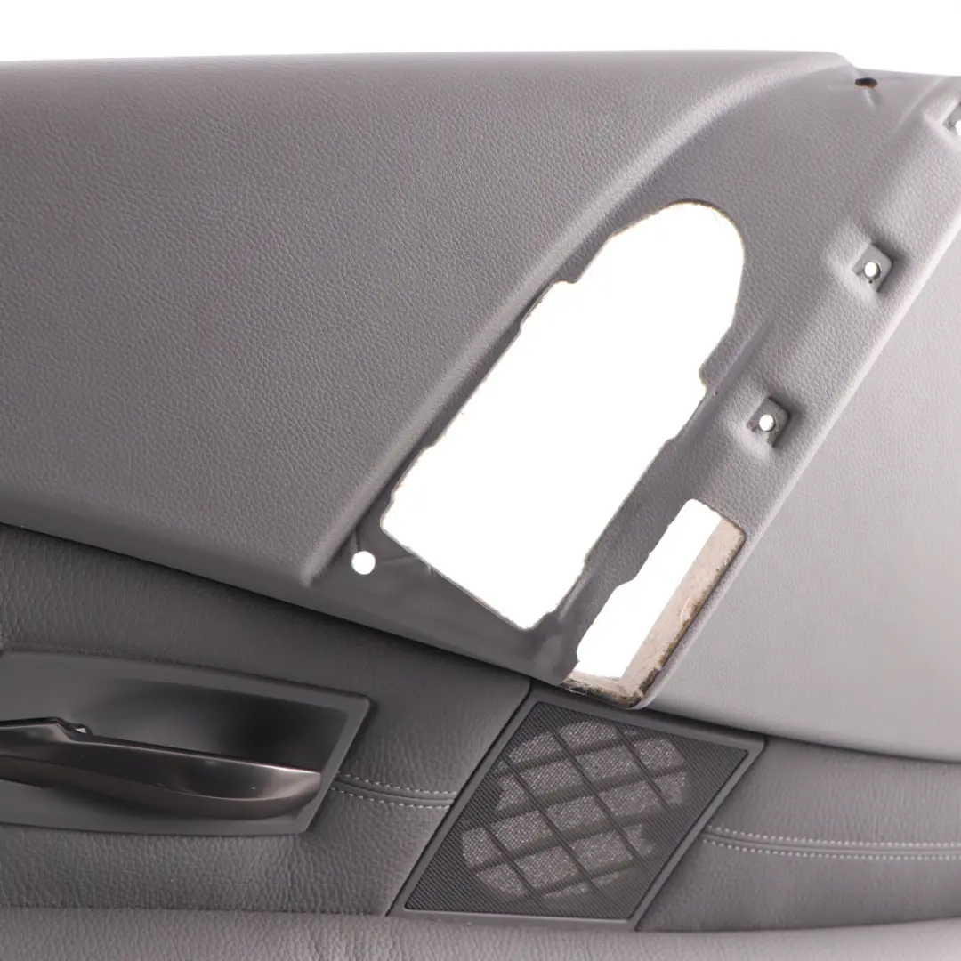 BMW E60 E61 Door Card Lining Leather Trim Panel Front Left N/S Grey - SKU 7076169-1 - Part number 7076169