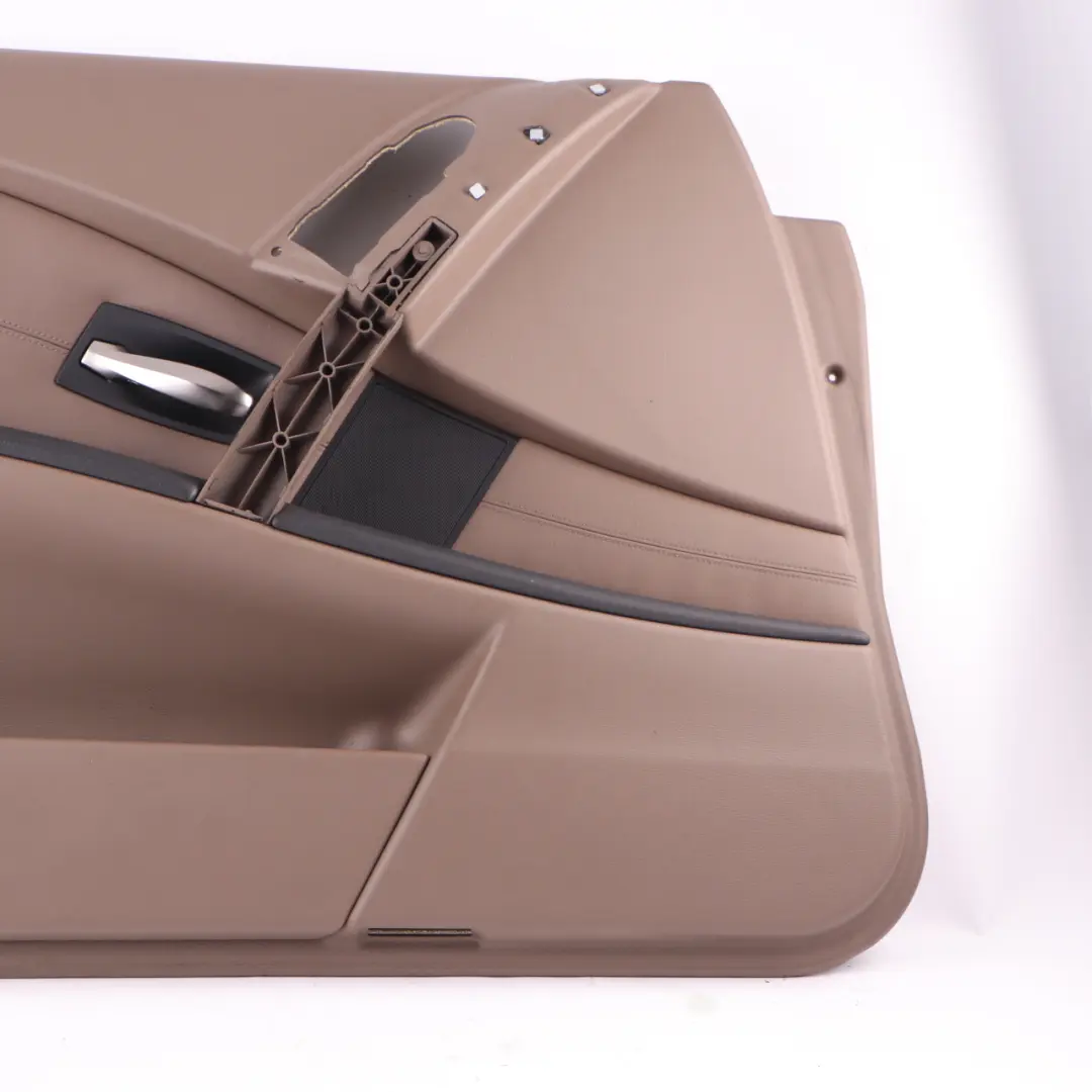 Carte de Porte Avant Gauche Panneau Intérieur Porte Cuir Marron Truffé pour BMW E60 à propos du numéro de pièce 7076171 BMW E60 Carte de Porte Avant Gauche Panneau Intérieur Porte Cuir Marron Truffé - SKU 7076171 - Numéro de pièce 7076171