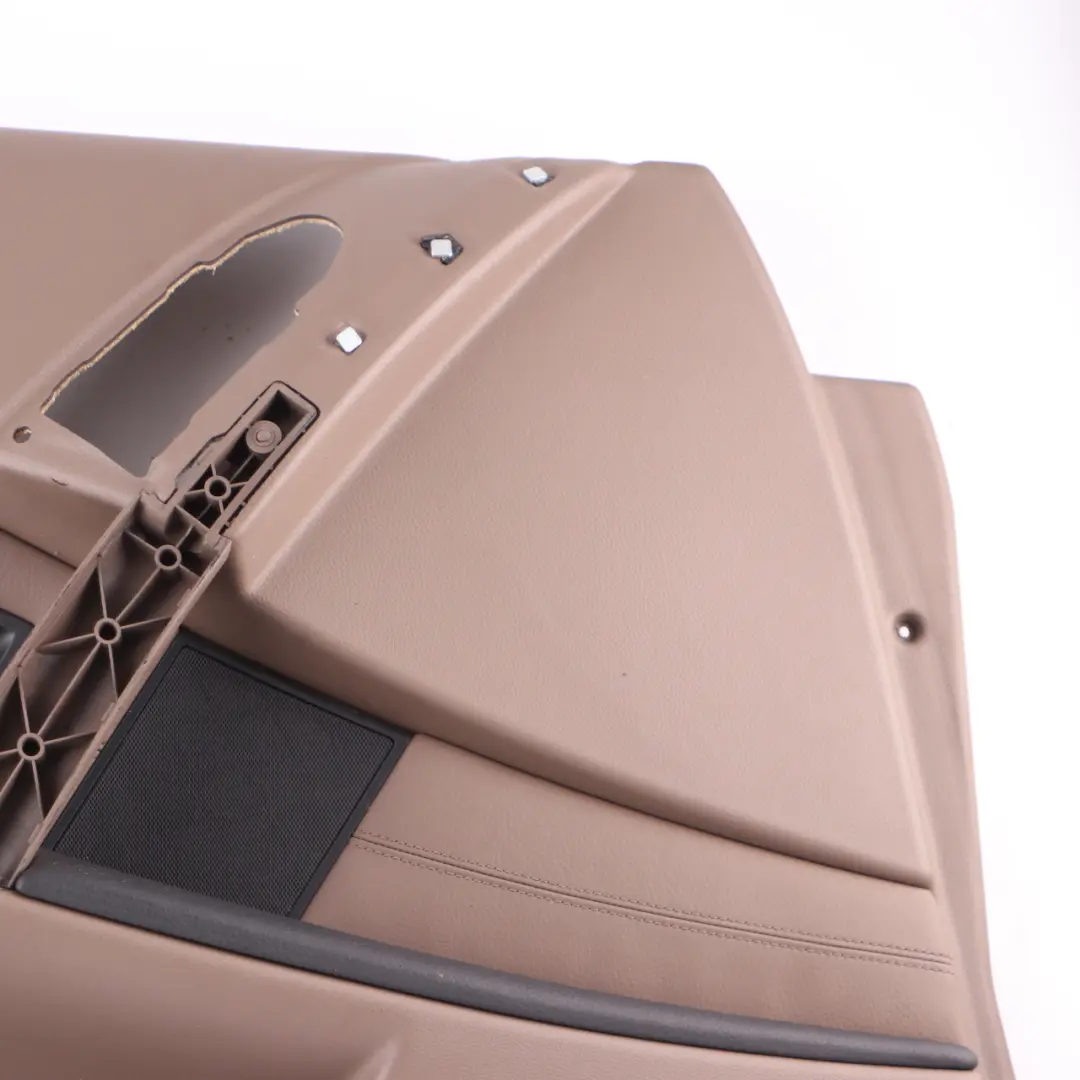 BMW E60 Door Card Front Left N/S Door Interior Panel Leather Truffle Brown - SKU 7076171 - Part number 7076171