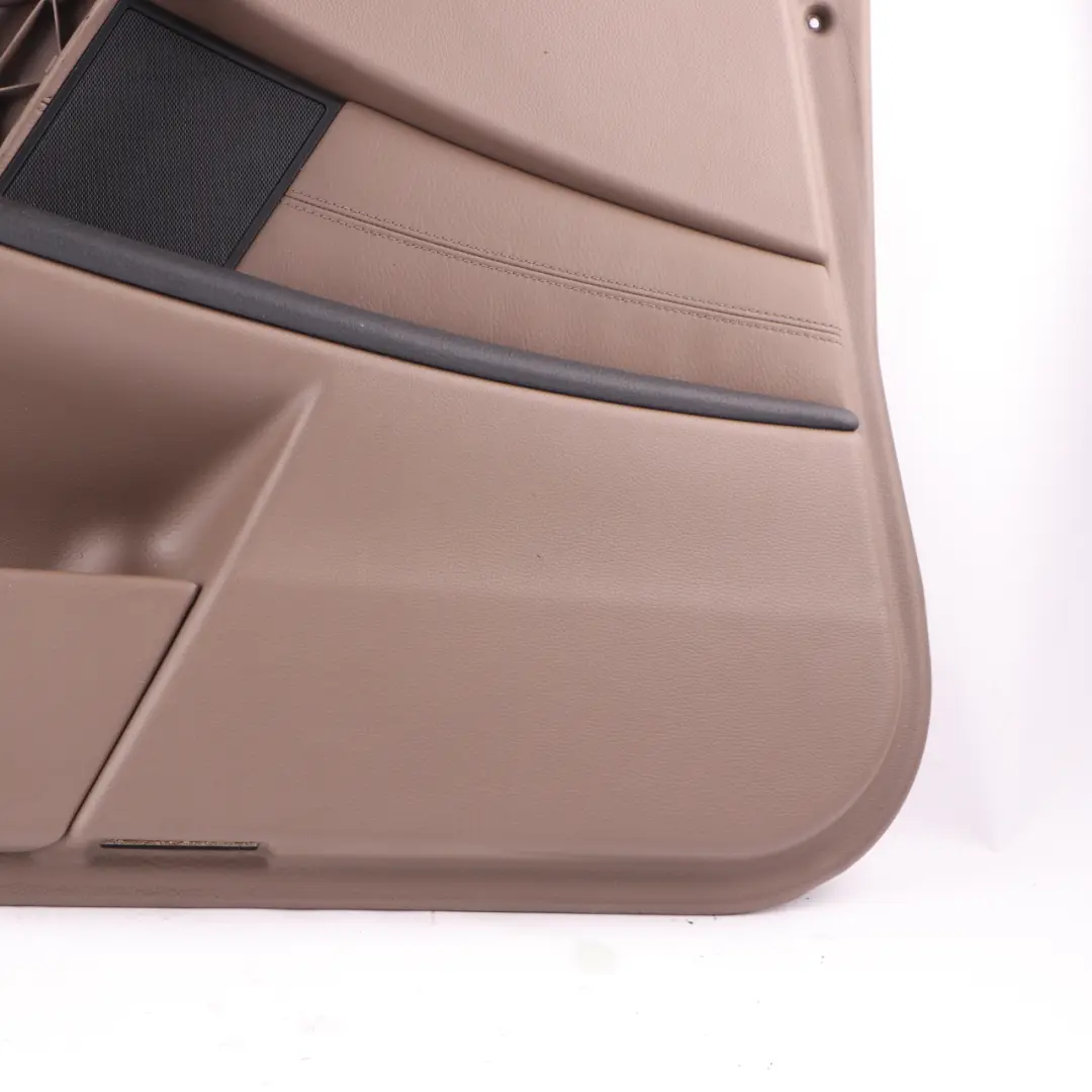 BMW E60 Carte de Porte Avant Gauche Panneau Intérieur Porte Cuir Marron Truffé - SKU 7076171 - Numéro de pièce 7076171